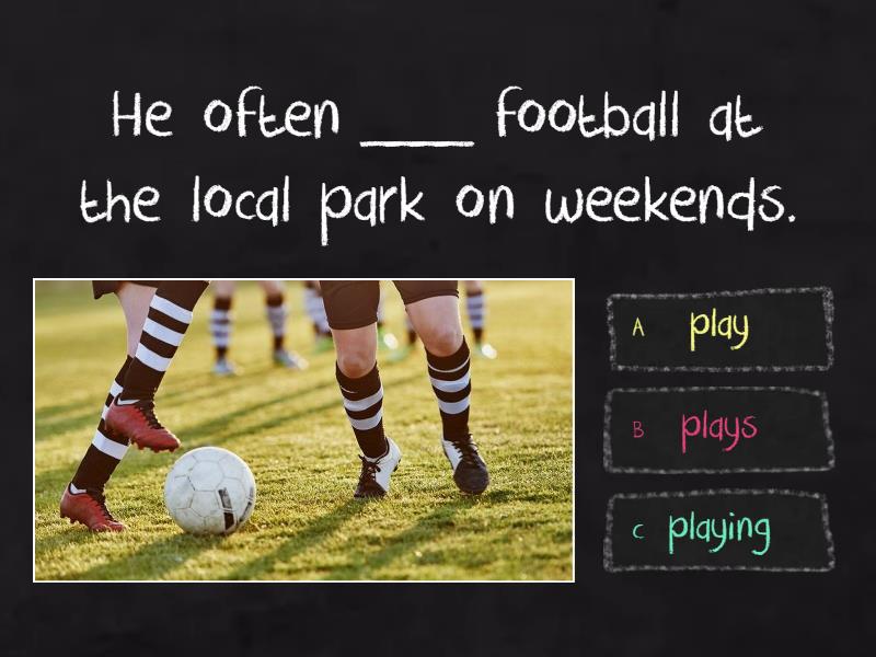 present simple: he/she/it - Test