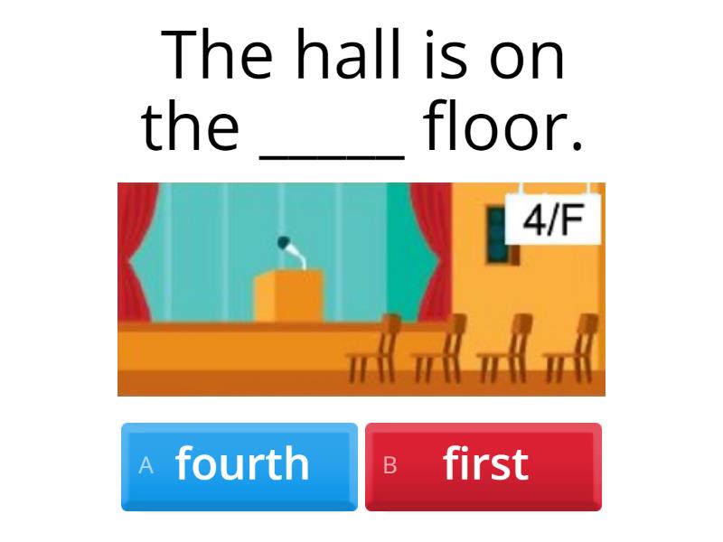 Oxford 2A unit 3 Floors (ordinal numbers) - Quiz