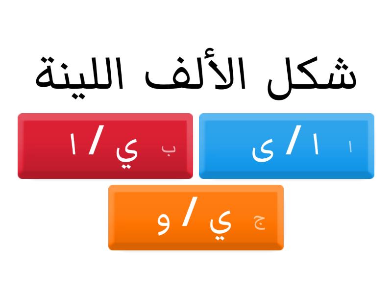 أشكال الألف اللينة - اختبار تنافسي