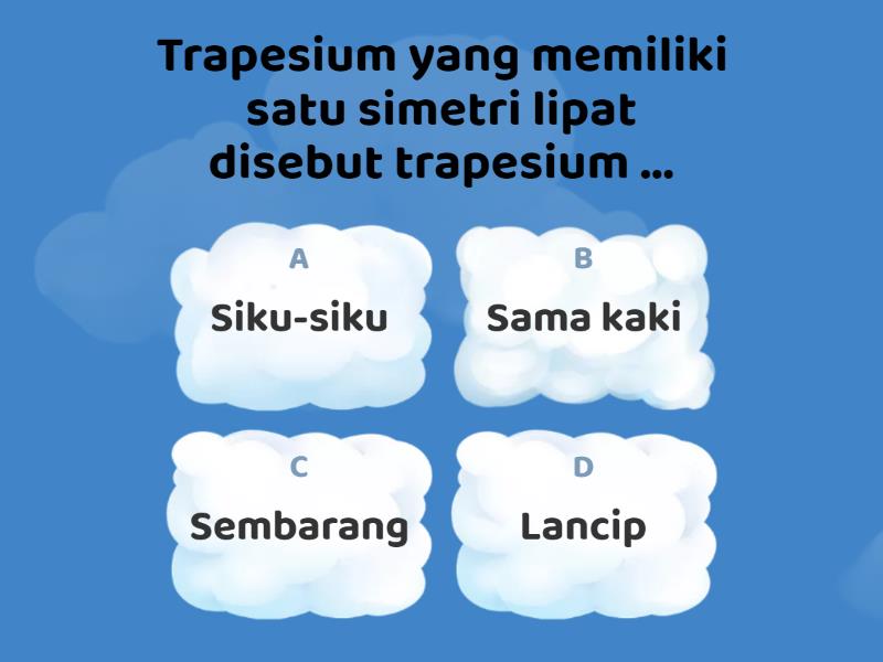 Membandingkan ciri ciri bangun datar kelas 5 quiz