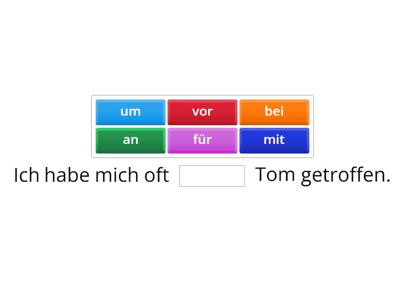 Reflexive Verben mit Präpositionen- Brigittes Liebeskummer! - Complete ...