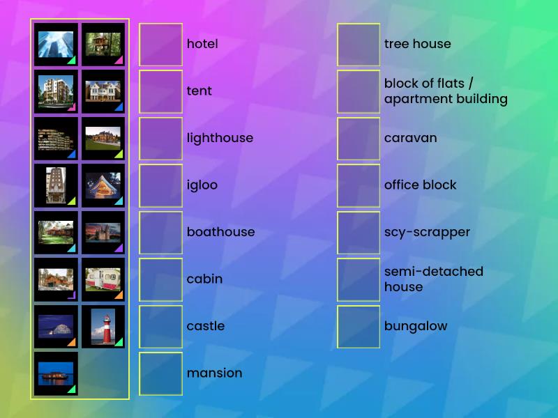 types-of-houses-match-up