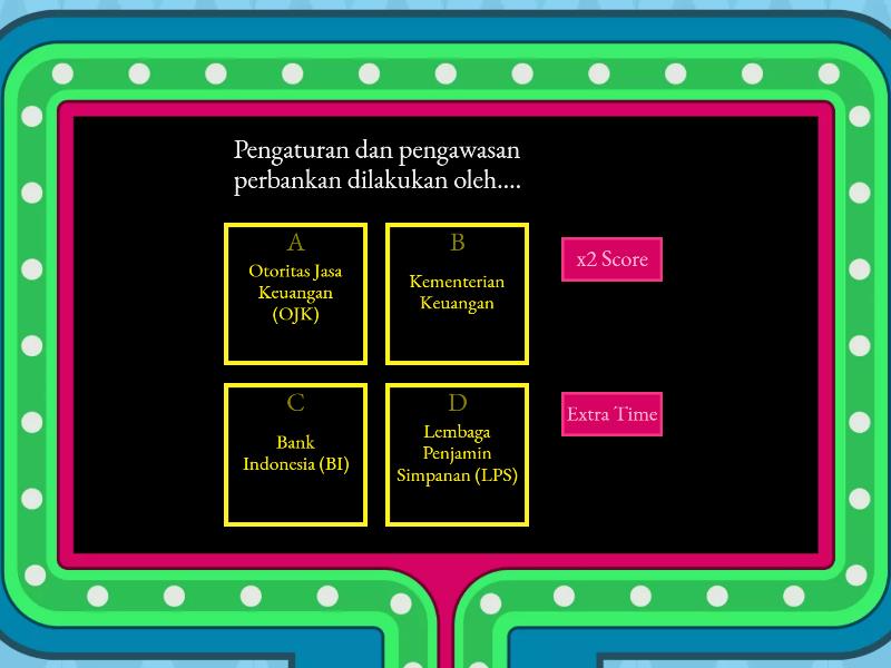 Kuis Lembaga Jasa Keuangan Perbankan - Gameshow Quiz