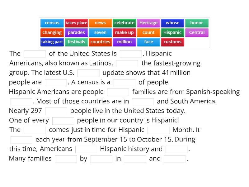 Hispanic Population Soars - Complete the sentence