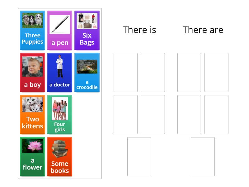 There is / there are - Group sort