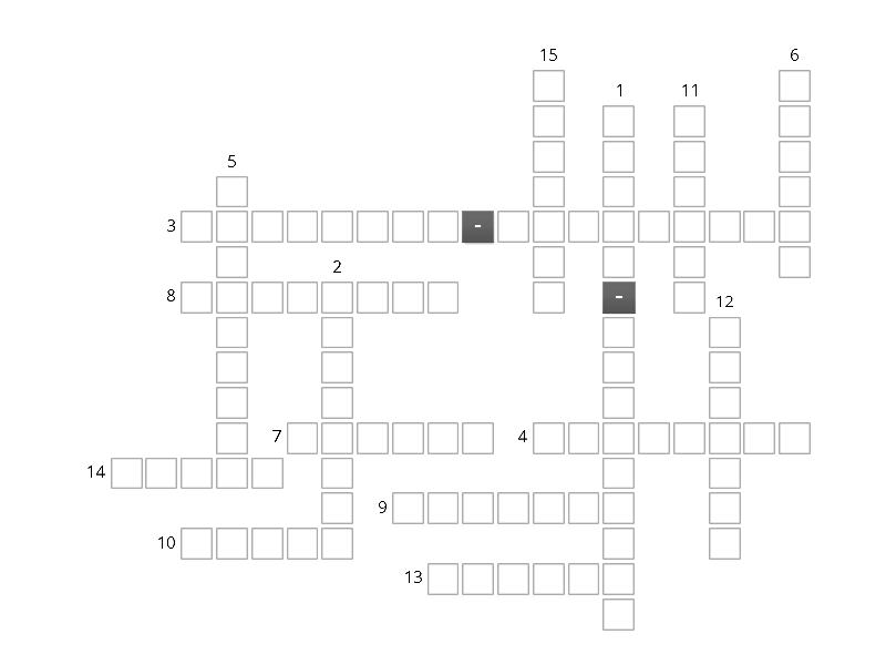 BAHASA Melayu - Crossword