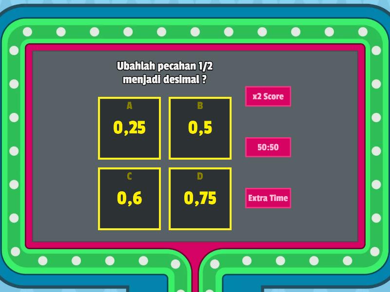 pecahan 3 4 7 9 dan 5 12