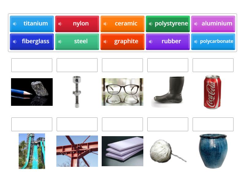Materials - Match up