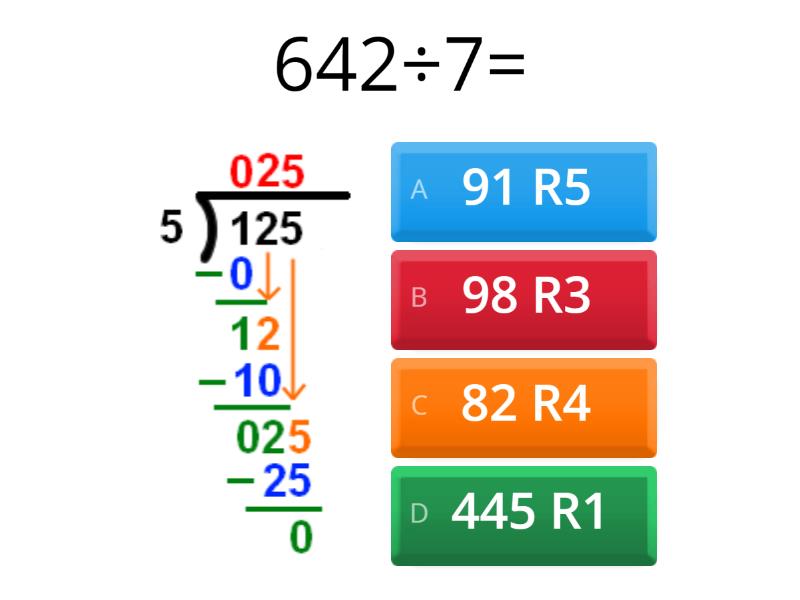 Long Division 12/2/2024 - Quiz