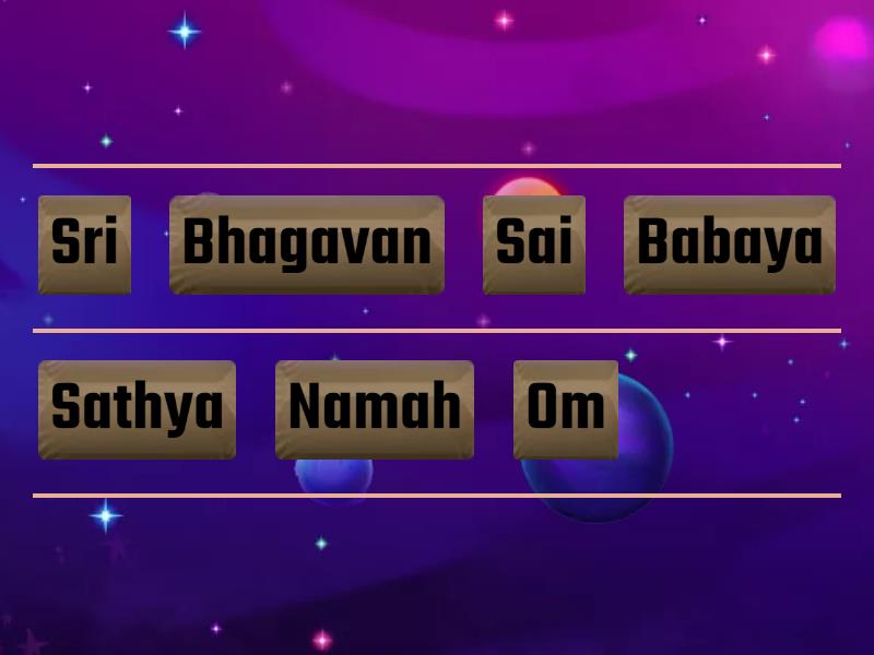 Sai Ashtothram 1 to 50 - - Unjumble