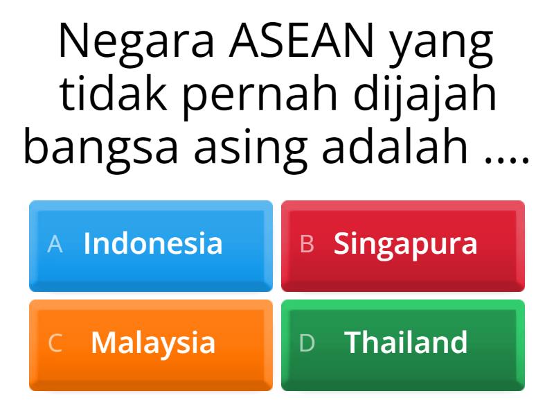 Kuis Kehidupan Sosial Budaya Masyarakat ASEAN - Quiz