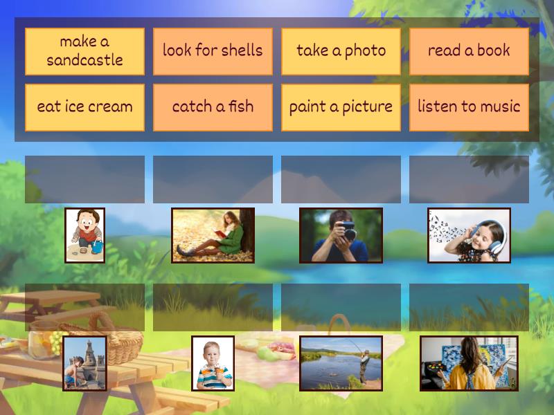 Super Minds 1 Unit 9 - Match up