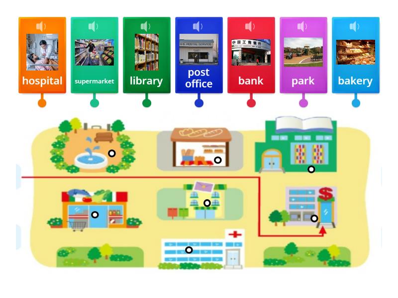 Follow Me 6 U1 voca TEST - Labelled diagram