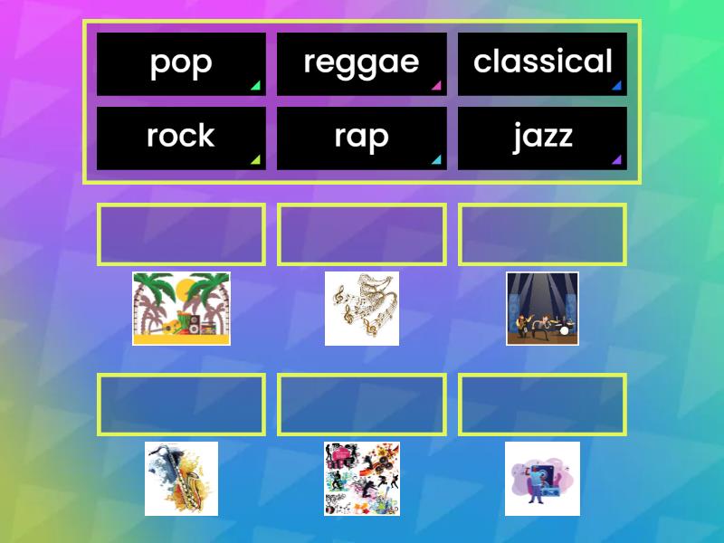 Unit 8. Types of music. - Сопоставить