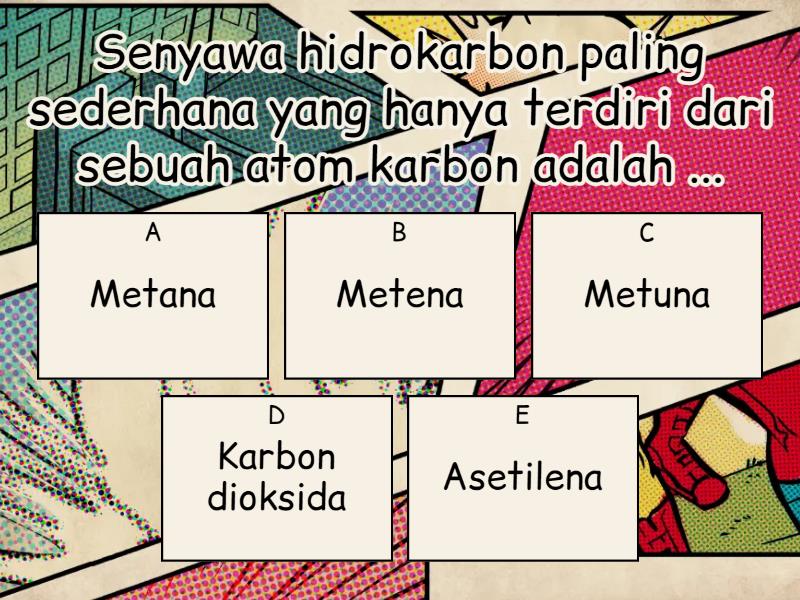 Hidrokarbon dan minyak bumi - Quiz