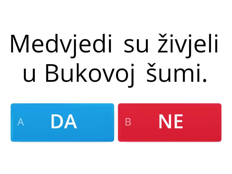 TRI MEDVJEDA I GITARA - Kviz - Quiz