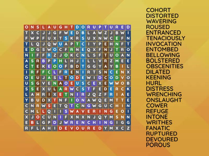 All That Consumes Us ch. 31 Wordsearch