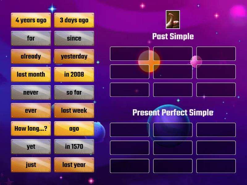 key-words-for-past-simple-present-perfect-group-sort