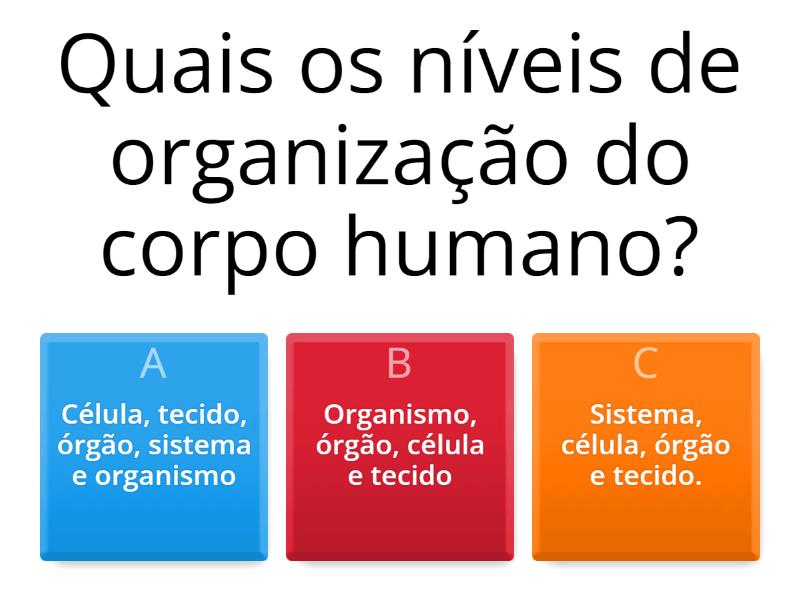 Sistemas Do Corpo Humano Quiz