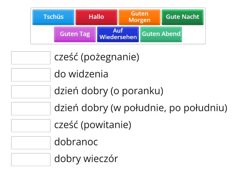 Menschen A1.1 Lektion 1 - Match up