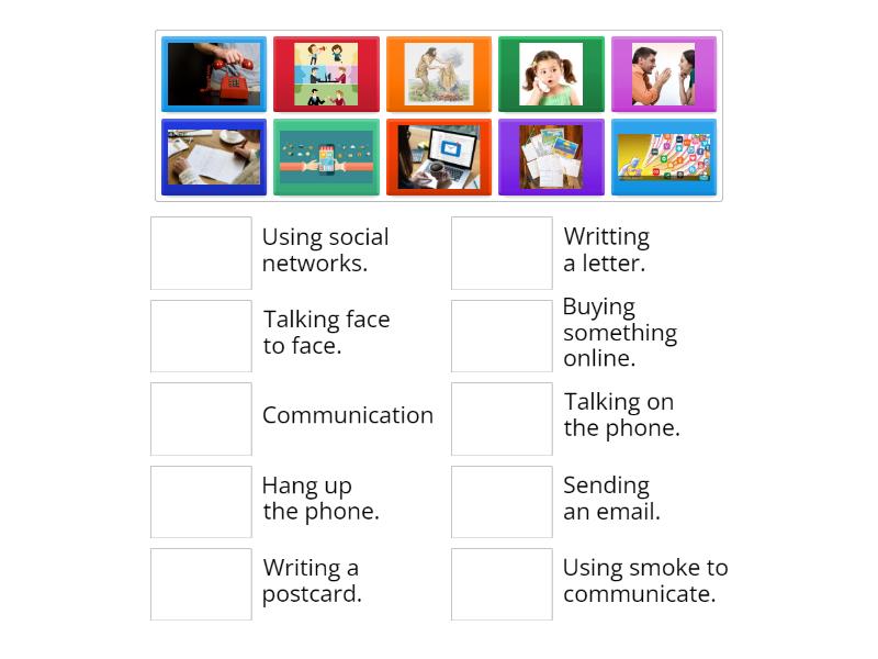 On the Phone Expressions and Words - Match up