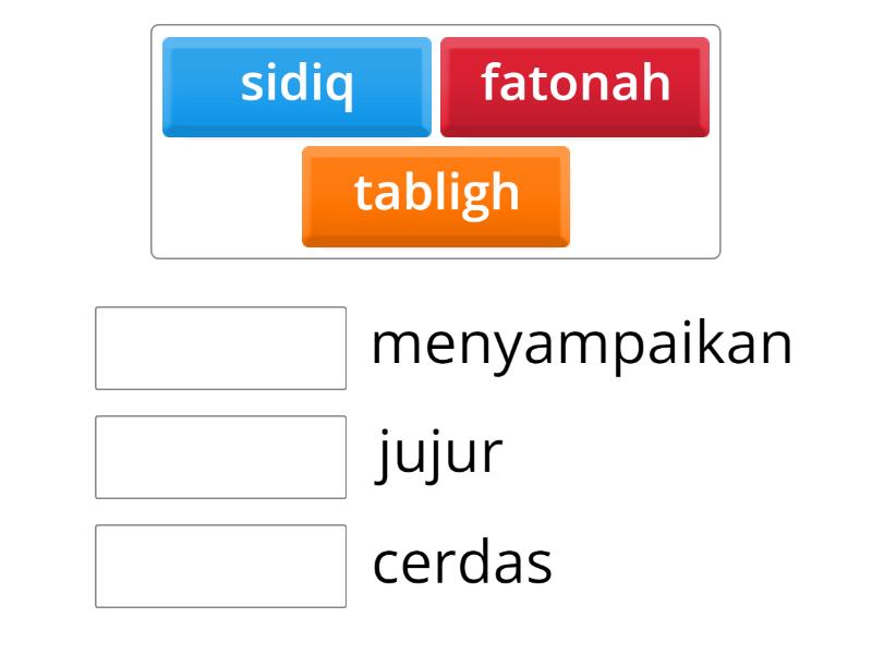 Sifat rosul - Match up