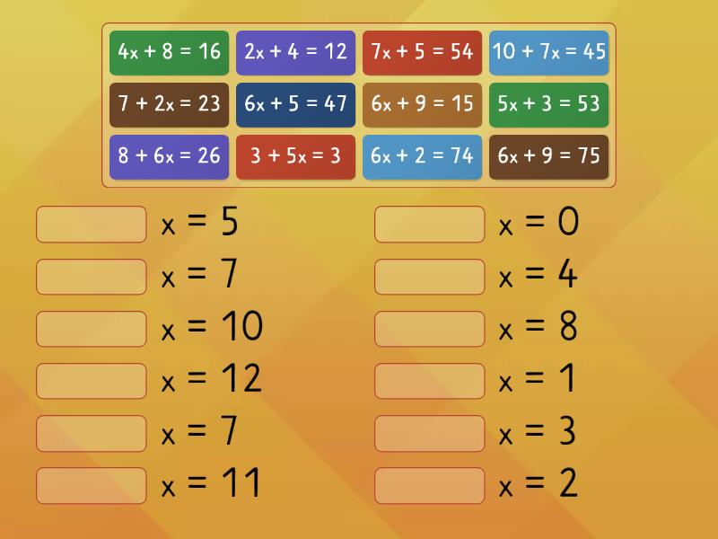 solving-2-step-equations-match-up