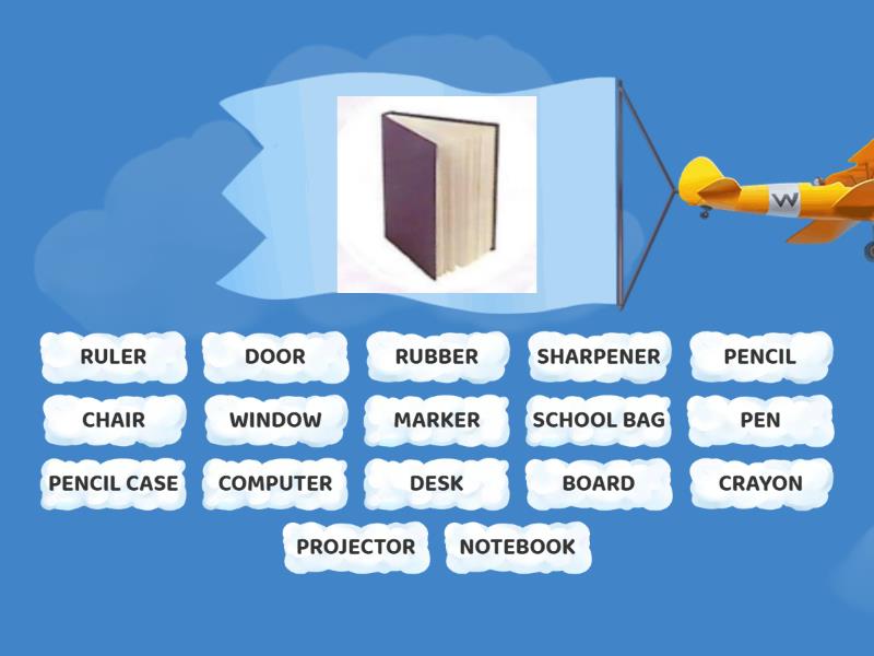 SCHOOL OBJECTS - Find the match