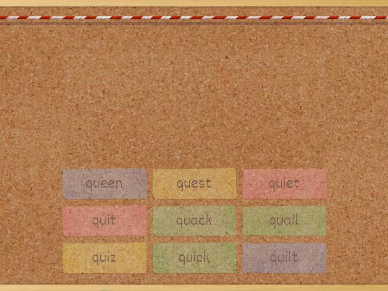Qu matching game - Cada oveja con su pareja