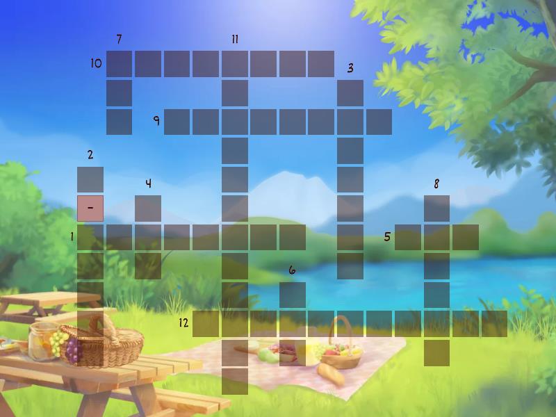 Buying souvenirs vocabulary Crossword