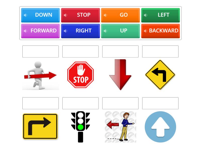 Asking for and giving directions and instructions. - Match up