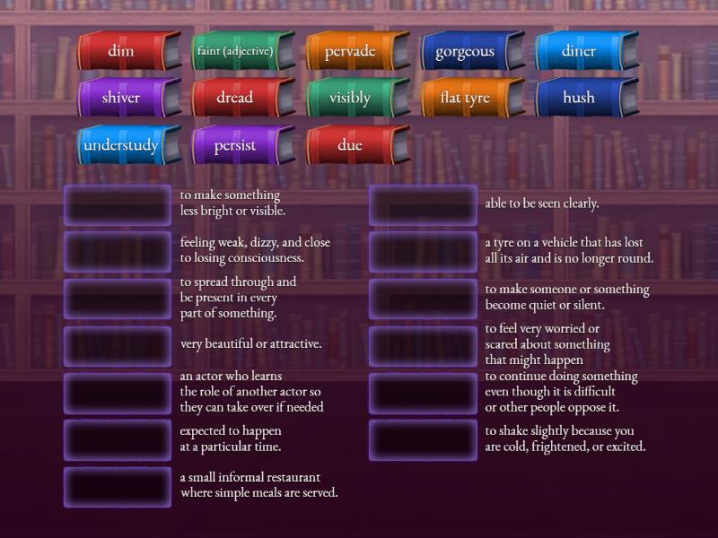 Speakout Upper-Intermediate 3.1 stories reading vocabulary - Match up