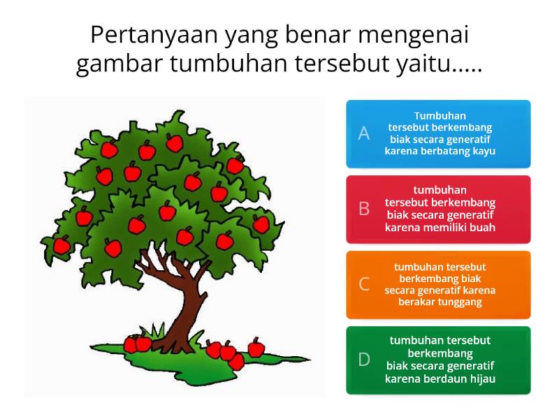 Perkembangbiakan Generatif Tumbuhan Quiz