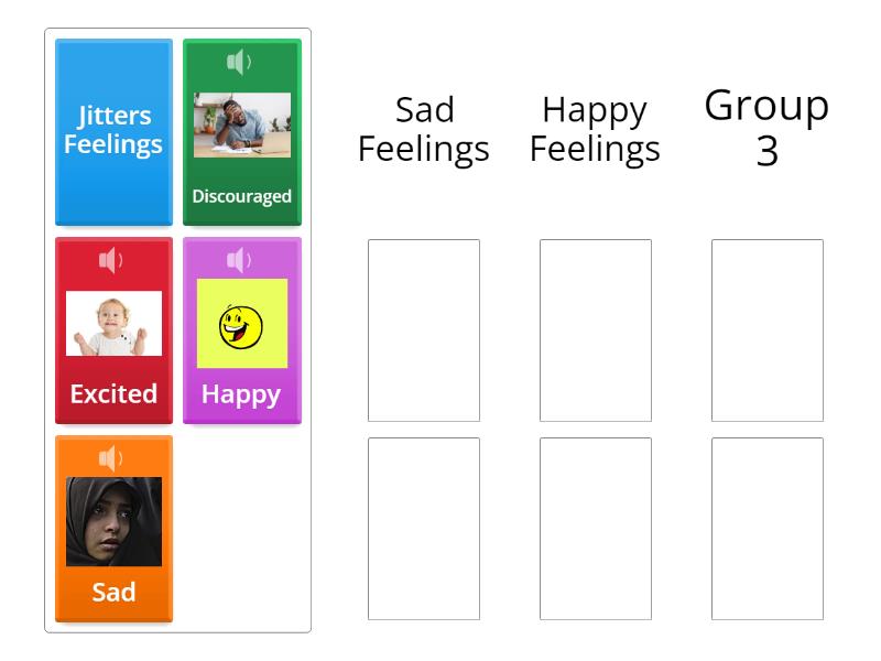 Feelings - Group sort