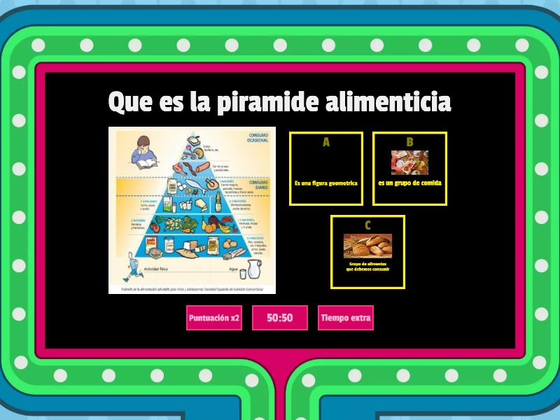 La Piramide Alimenticia - Gameshow Quiz