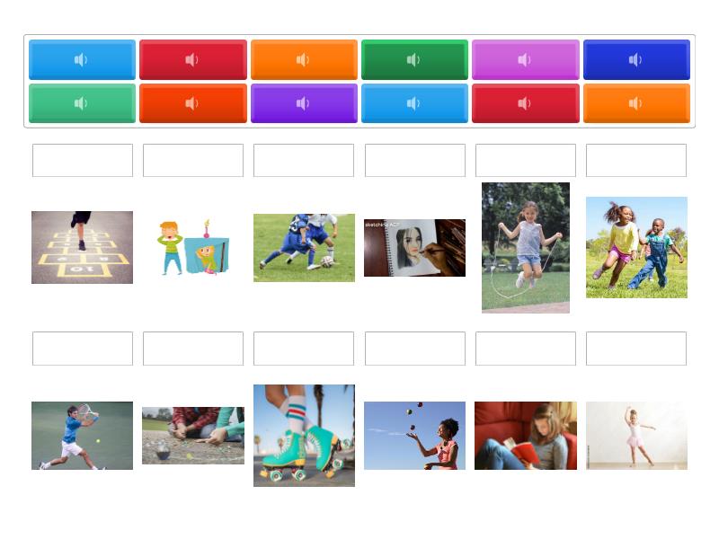 2 Primary Unit 1 Match Listening Match Up