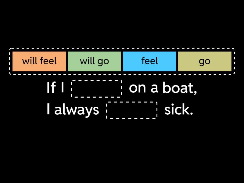 conditionals 0 and 1 - Complete the sentence