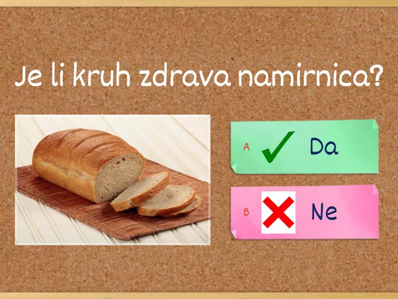 Pravilna Prehrana - Quiz