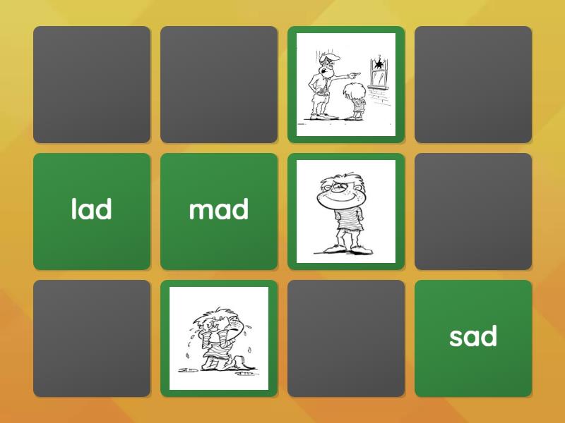 Early phonics 1-2 - Matching pairs