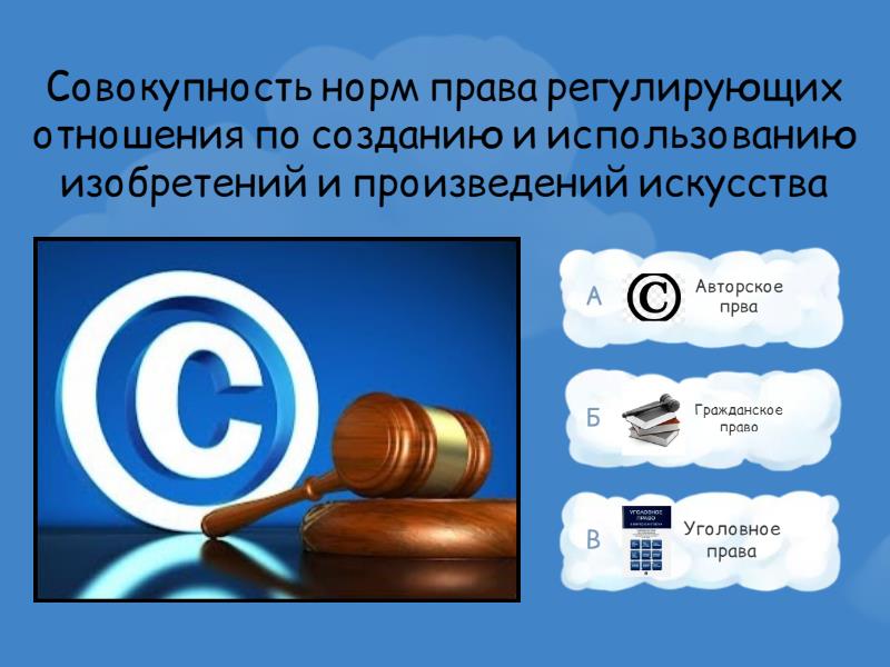 Авторское право - Викторина