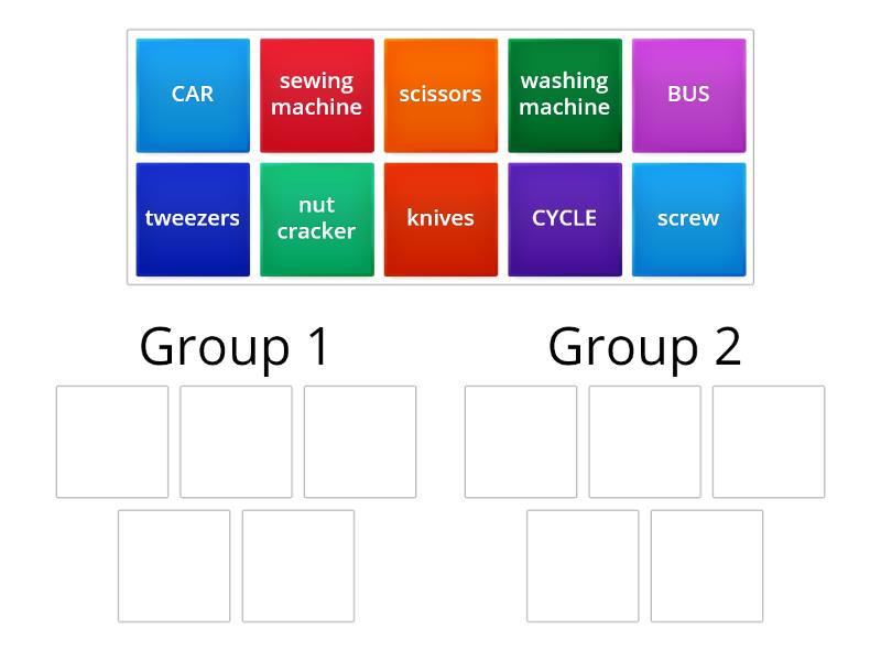 Simple And Complex Machine Group Sort