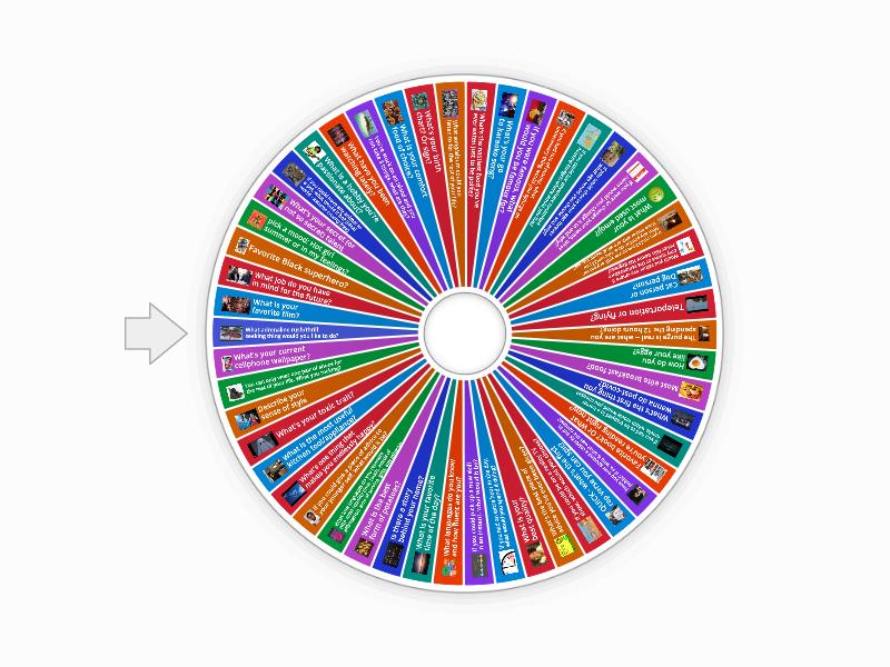 Welcoming Ritual - Spin the wheel