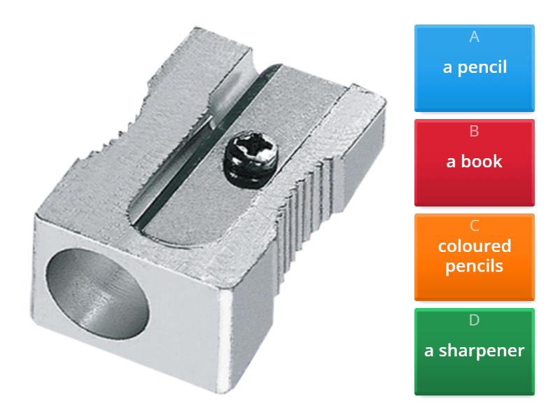 School Objects 1st Grade Quiz