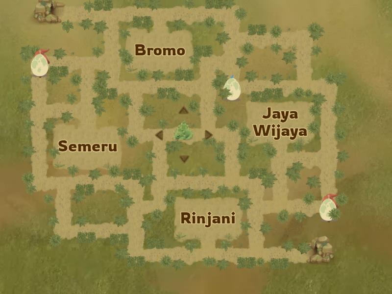 GUNUNG API - Maze chase