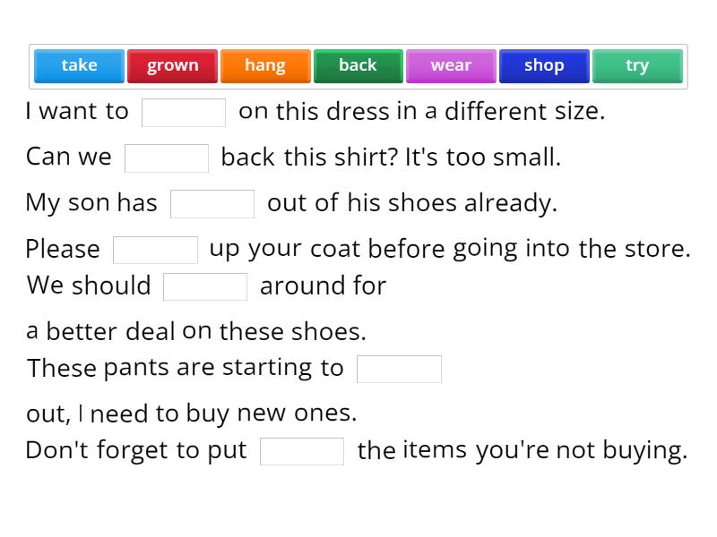 Focus 1 unit 4WB - Complete the sentence