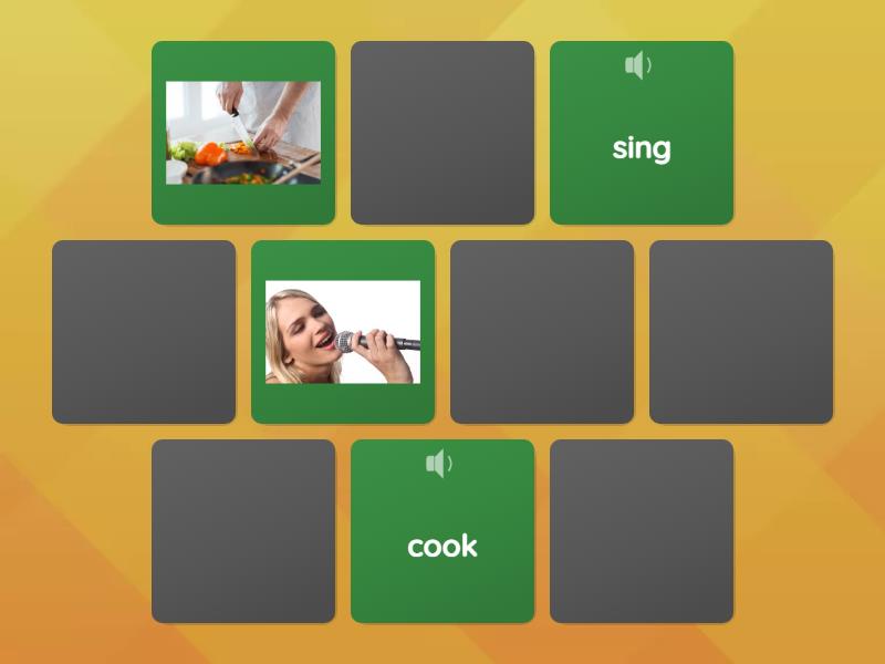 Talents and abilities - Matching pairs