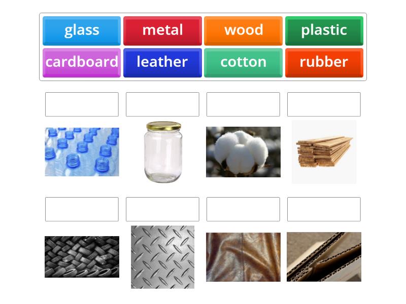 Materials - Match up