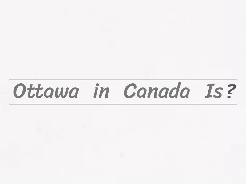 Questions to BE: he, she, it Present Simple - Unjumble
