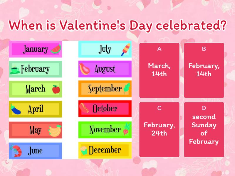 St. Valentine's Day Quiz