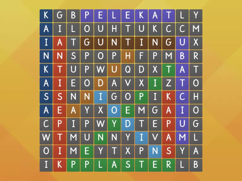 Aktiviti Online 3: PETI PERTOLONGAN CEMAS - Wordsearch